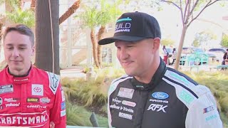 NASCAR drivers visit patients at Rady Children's Hospital