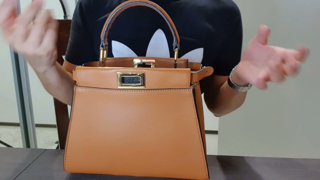 Fendi Peekaboo Iconic Mini in Brown