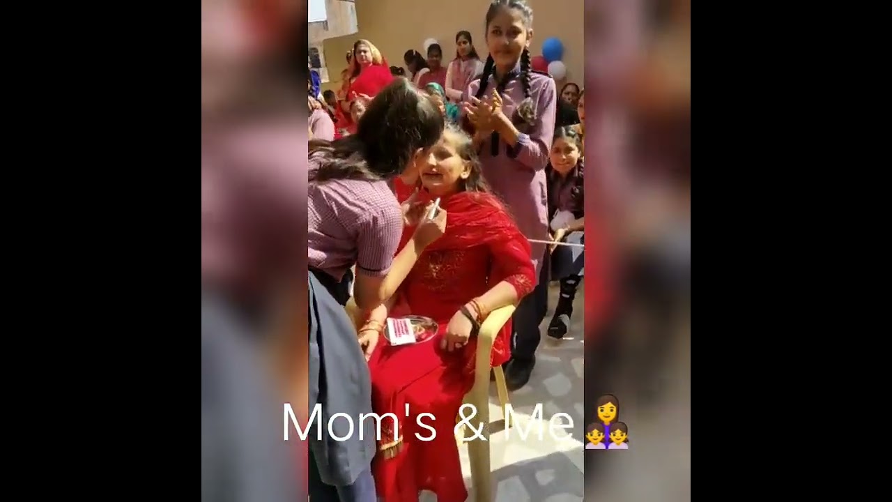 Mom's & Me Activity in Arya Girls Sr Sec School Murthal Adda Sonepat