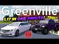 EVERYTHING you need to know about Greenville update 1.17 in ONE MINUTE! | Roblox Greenville Update