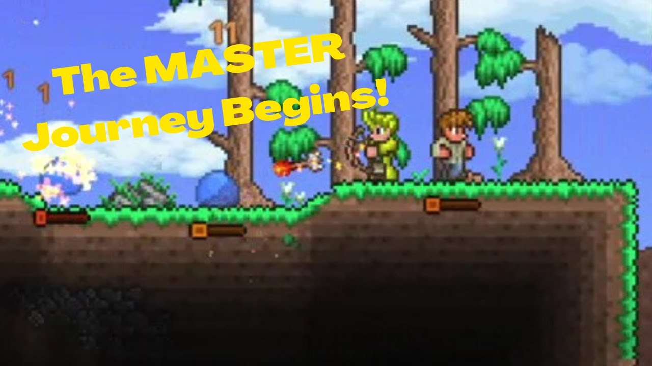The MASTER Journey Begins! l Terraria Master Lets Play Episode 1 - YouTube