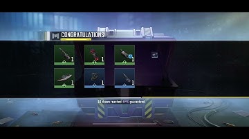 Call of duty mobile The Phase Shift Crate, Buying 10 Crates with 10 Gold Crate Coupons, (Very lucky)