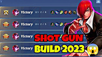 CHOU TRYING 2023 SHOT GUN BUILD!! ( EASY WINSTREAK ) -MLBB