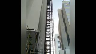 السواري البيضاء للمصاعد … مصعد برج خارجي الرياض حي العليا