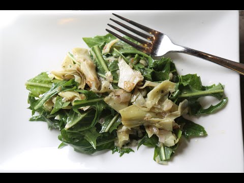 Warm Artichoke Salad recipe by SAM THE COOKING GUY