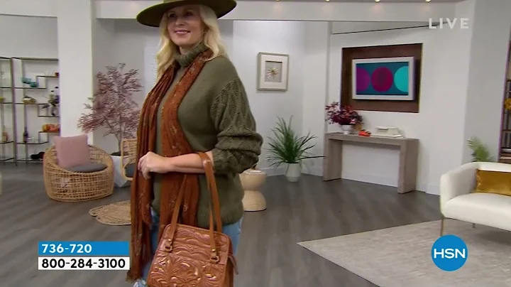 Patricia Nash Bruna Tooled Leather Satchel