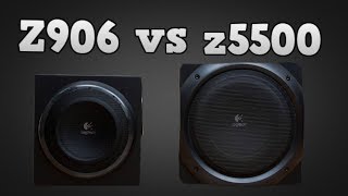 Logitech z906 vs - YouTube