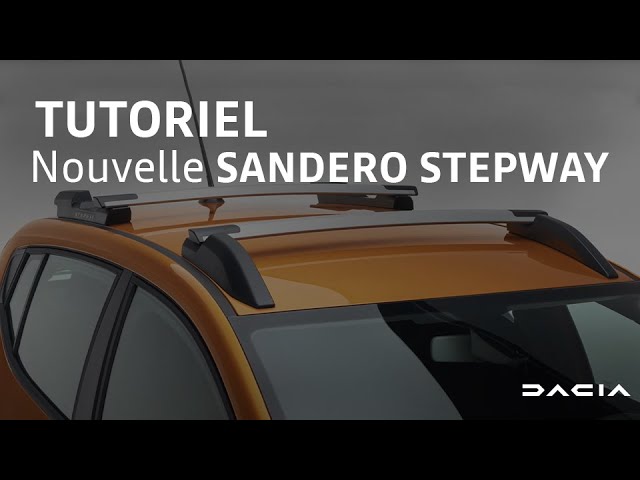 Accessoires Sandero Stepway : barres de toit, tapis et bac de coffre - Dacia