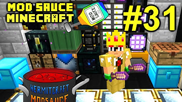 Minecraft Mod Sauce Ep. 31 - New Mods AE2  !!! ( HermitCraft Modded Minecraft )