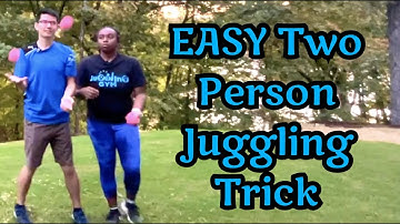 EASY Two Person Juggling Trick | Partner Juggling Tutorial | How to Juggle Runarounds