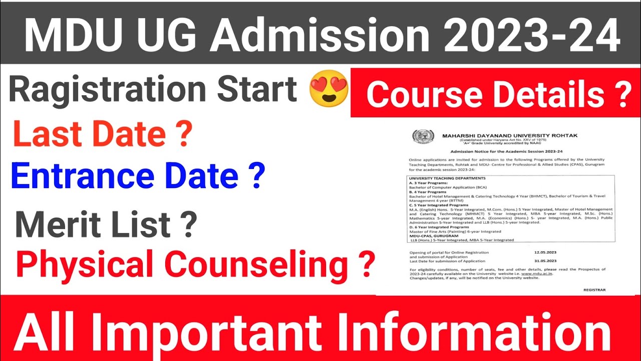 mdu phd admission process