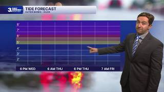 First Warning Forecast: Coastal flooding and windy conditions continue