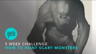 Concept Art Exercise: How to Paint Creepy-Looking Monsters