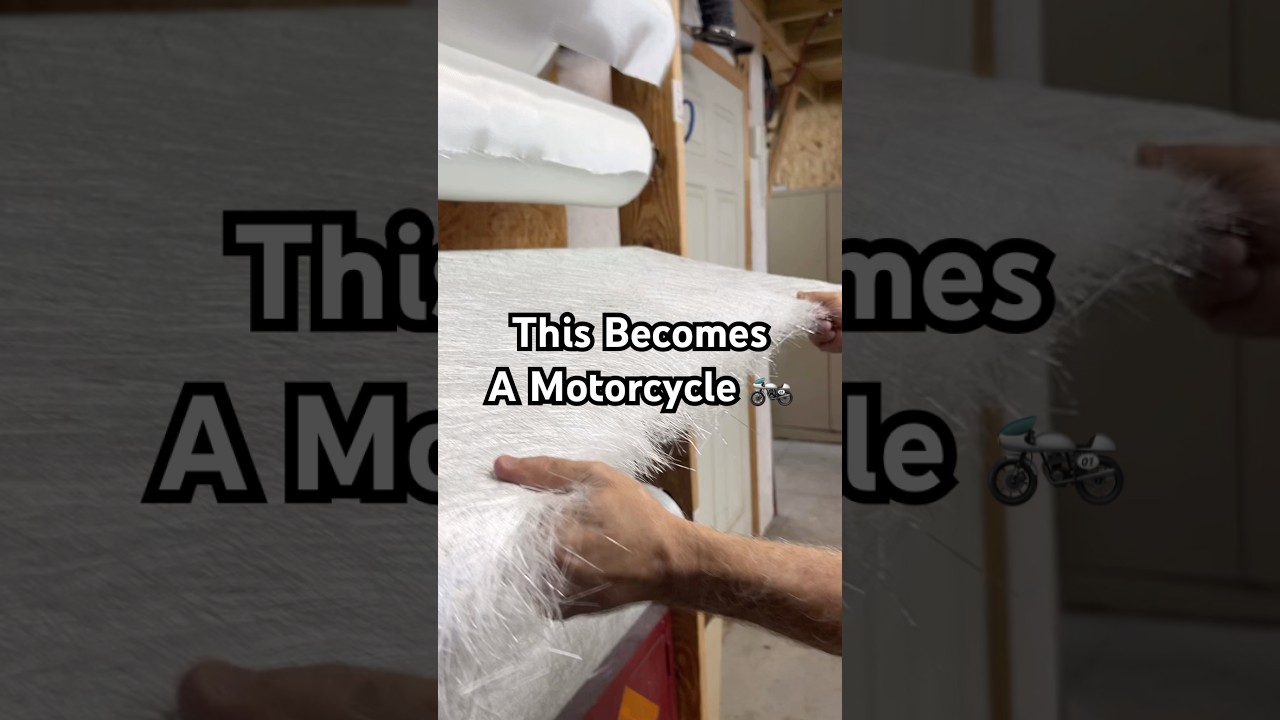 Watch this sheet turn into a motorcycle part 👀 