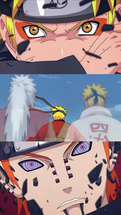 naruto vs pain | momen epic naruto mode sage sekali pukul lawan #narutoshippuden #akatsuki