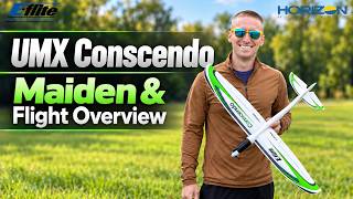 E-flite UMX Conscendo - Maiden Flight & Product Overview | RC Glider or Rocket! (4K)