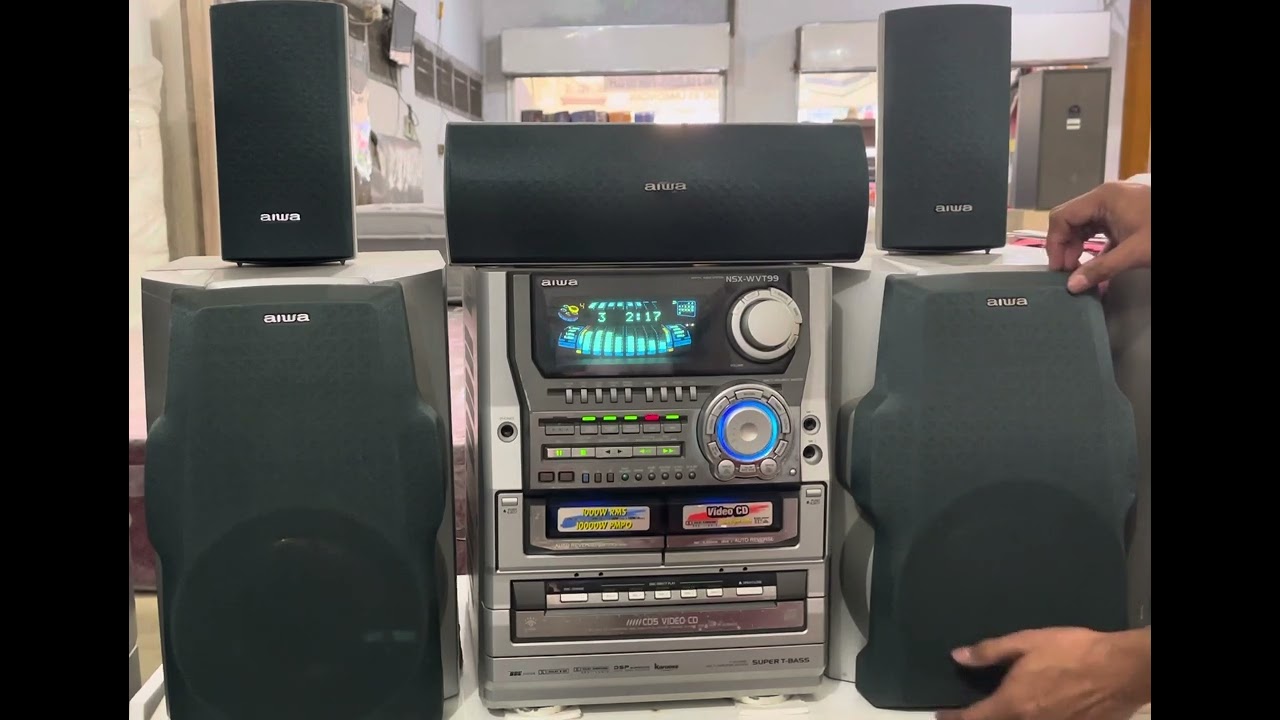 AIWA NSX-WVT99 With 10.000 Watts PMPO - YouTube