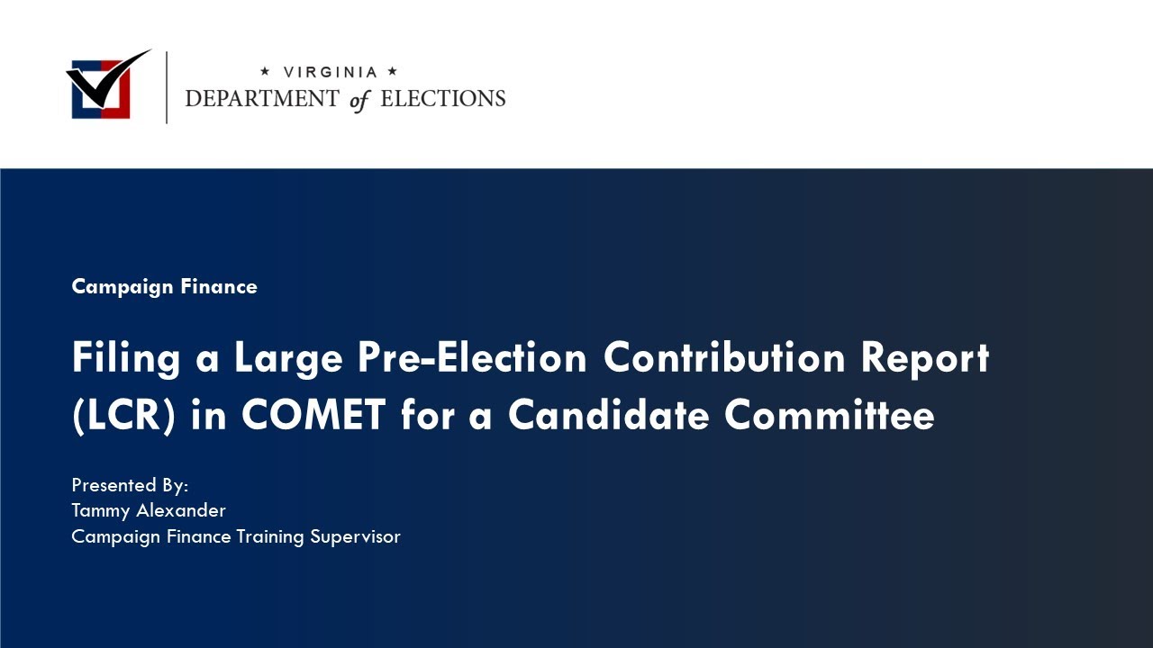 Virginia Department of Elections - Becoming a Candidate