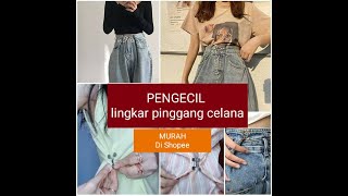 kancing jeans pengecil jeans Kancing Jeans Logam Simple Adjustable Kancing Pengait Celana Panjang