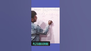 linear differential equations with constant coefficients #msc #bsc #maths