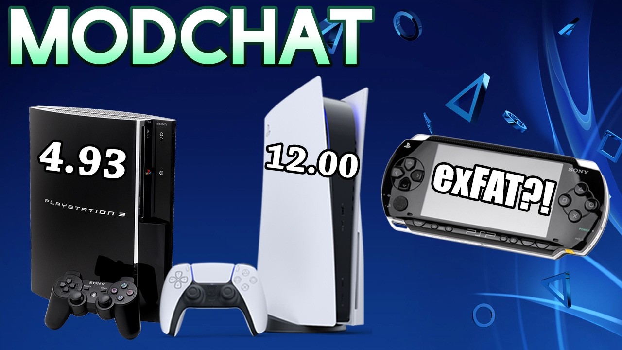 PS3 4.93, PS5 Jailbroken Up to 12.00, exFAT Support on PSP