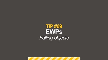 Construction Top Tips Tip 9 - EWPs Falling objects