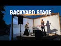 Backyard Concert Stage Build