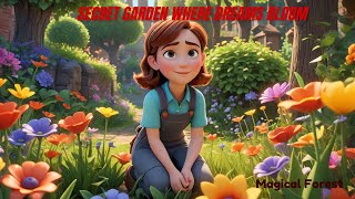 The Secret Garden Where Dreams Bloom | kids story | Adventure | Magical garden | Dreams |