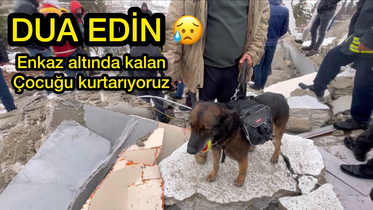 ⁣Deprem oldu - Çocuk Kurtarıyoruz! DUA EDİN :(