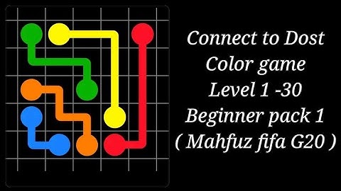 connect Dots level 1 -30 || Beginner pack 1 || offline gameplay walkthrough || mahfuz fifa