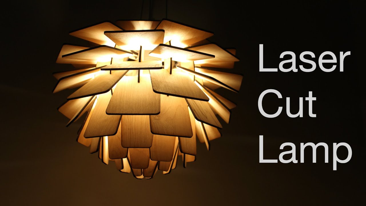 Laser-cut Lamp using Atomstack A10 Pro