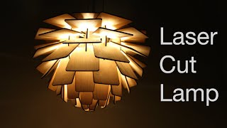 Laser-cut Lamp using Atomstack A10 Pro