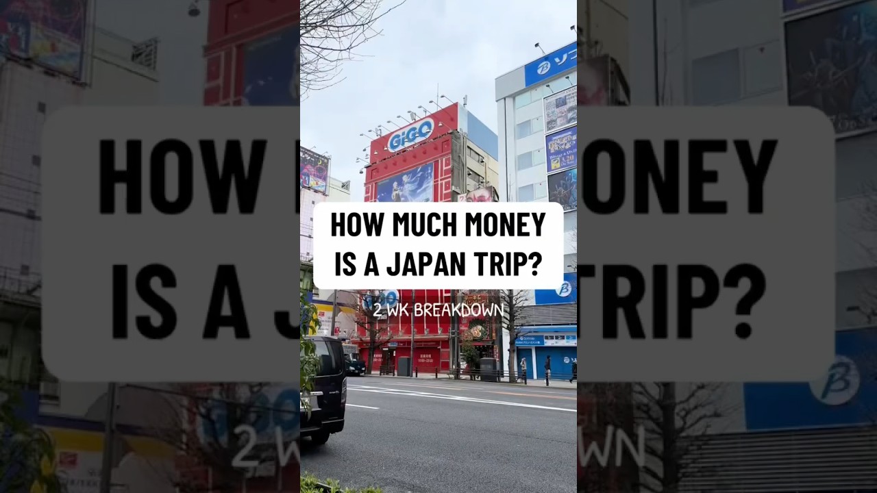 How much money is a Japan trip? Two week budget breakdown￼ #japan #japantravel #japantrip #japantips