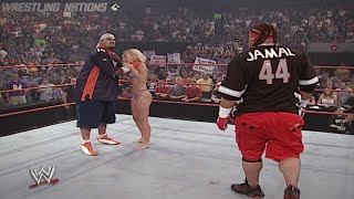 Roman Reigns Big Brother Rosey and Umaga aka Jamal Attacked 2 Women on RAW