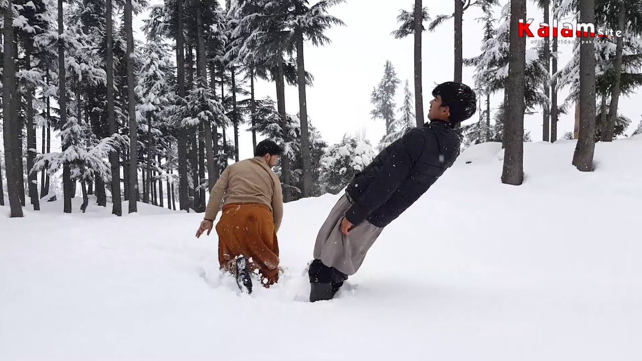 Natural beauty of Pakistan, its kalam swat valley a piece of heaven Beautiful Pakistan Snow fall