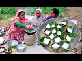 কাঁঠাল পাতায় কুলফি পিঠা | Bengali Village Famous Kathali Kulfi pitha by our Grandmothers