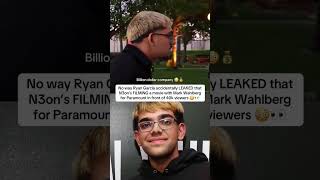 Ryan Garcia LEAKED that N3on’s FILMING a movie with Mark Wahlberg 😳👀 #n3on  #ryangarcia