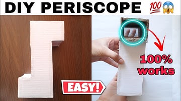 How to make a Periscope at home using Cardboard | DIY Periscope | Secret spy tool 🤫| Science project