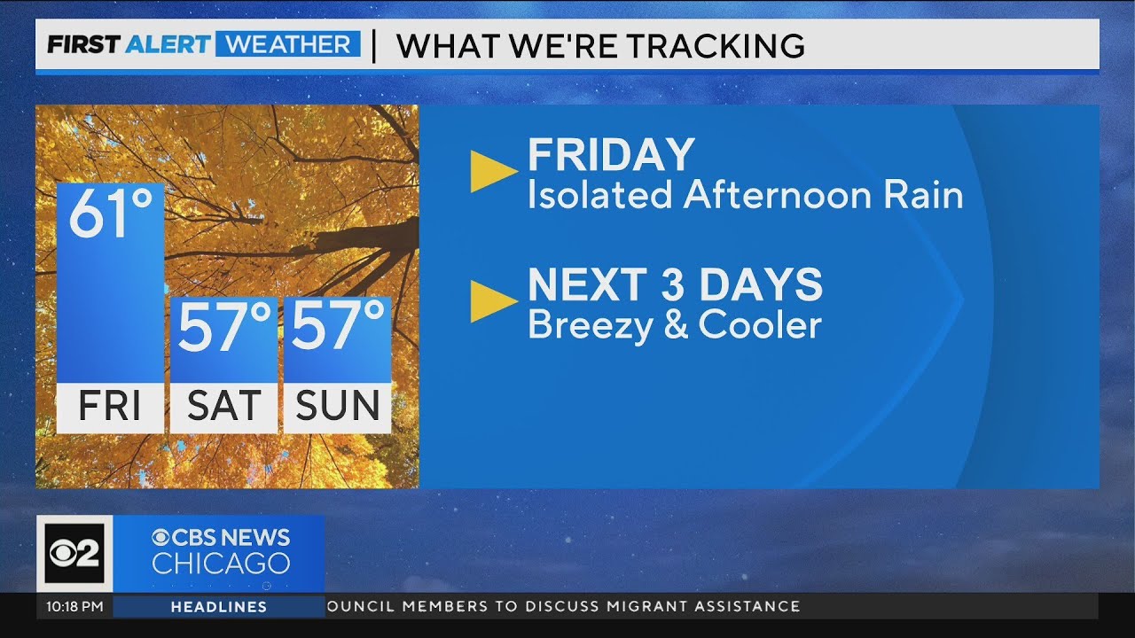 Chicago First Alert Weather: A big chill coming - YouTube