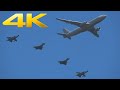4K | German air force air-to-air refueling &quot;air parade&quot; at ILA Berlin 2022