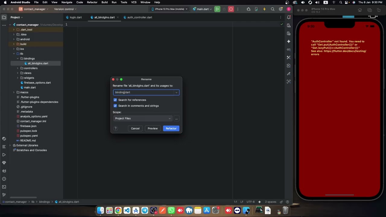 Lesson 37: Firebase Authentication | Flutter Apps Development Course | Learn with Noman