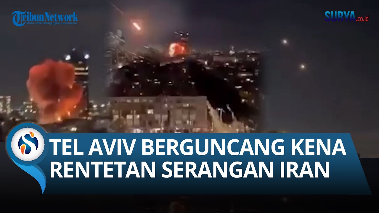 Iran Klaim Rudal IRGC Hantam Tel Aviv, Hancurkan Gedung Pencakar Langit & Markas Mossad Jadi Sasaran