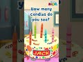 How Many Candles do You See? #littleangelnurseryrhymes #littleangel #games