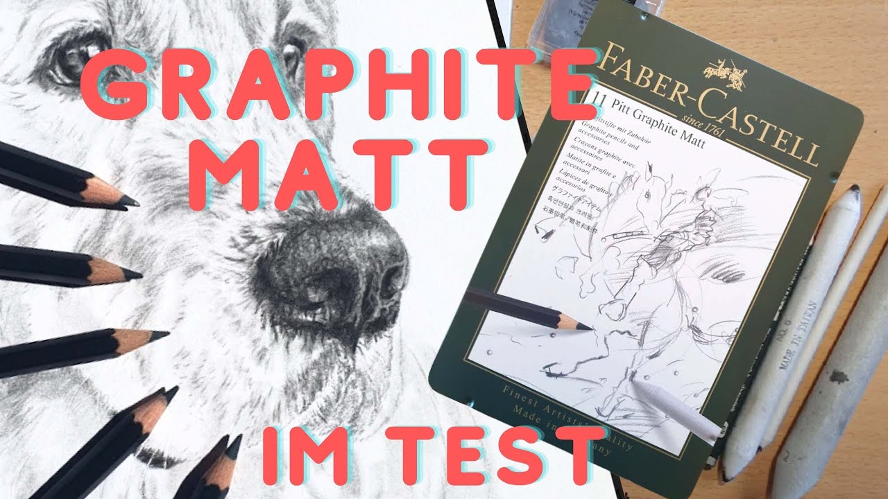 Alle meine Must-have-Materialien für Bleistiftzeichnungen + Faber Castell Graphite Matt im Test