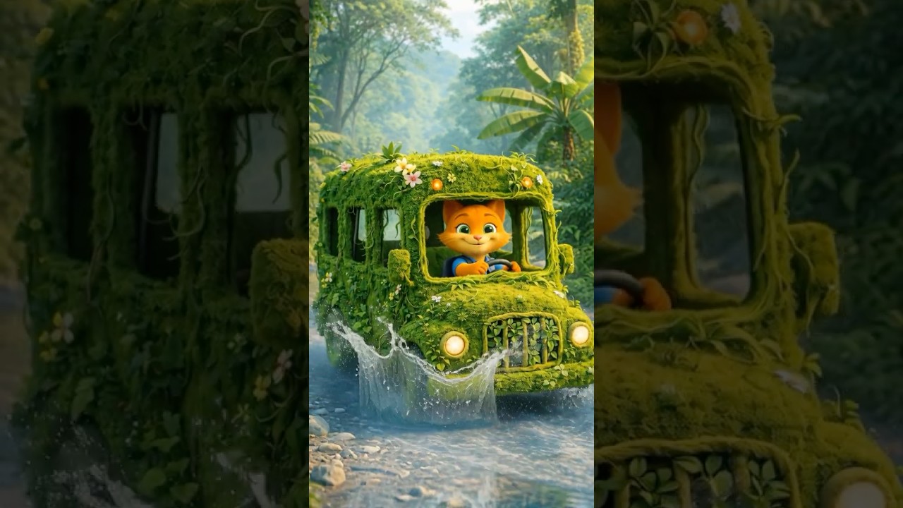 DES VOITURES PAS COMME LES AUTRES 🚗🌸☁️ | Comptines amusantes pour les enfants | Chats Famille ❤️