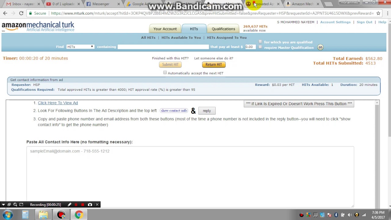 ONLINE JOBS AT HOME AMAZON MECHANICAL TURK TUTORIALS 74 YouTube
