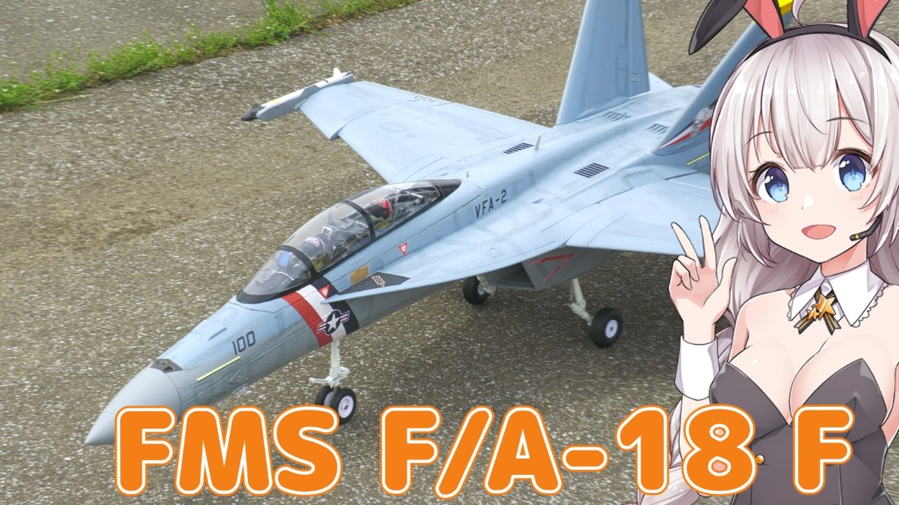 FMS 電動リモートコントロール飛行機　F-18 FIGHTER ARF FMS F/A-18F Radio Control Airplane - YouTube