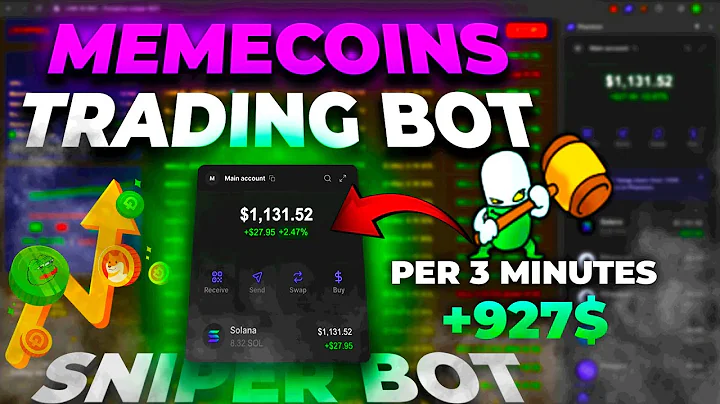 NEW Meme Coin Trading Bot - Auto Snipe Solana Memecoins Instantly | Making $927 in Just 3 Minutes!