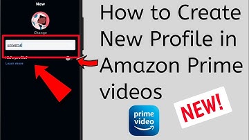 How to create new profile in amazon prime videos fix | create new profile