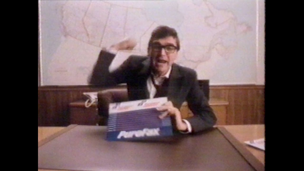 80s - Purolator - PuroFax with Mr. Efficiency Commercial (1985)